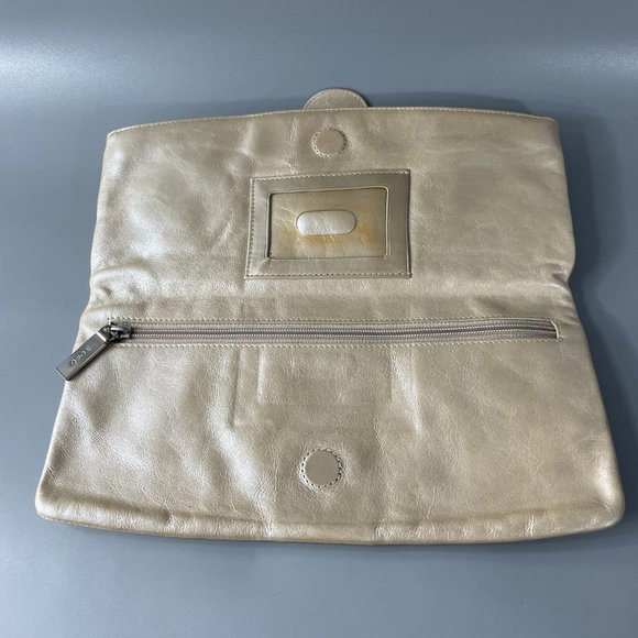 HOBO International Madeline Leather Fold-over Clutch - Picture 7 of 13